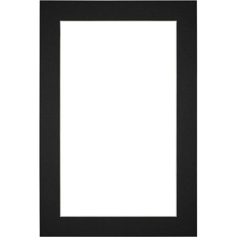 yd. - Cadre photo  - Noir - Carton 630 g/m2 - (1/4)