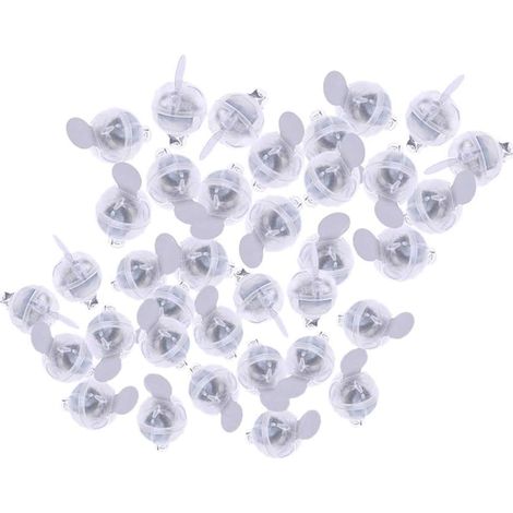 Palloncino luminoso a LED, 30 mini lanterne luminose per decorazioni di compleanni, matrimoni e feste di Natale (bianco) (1/5)