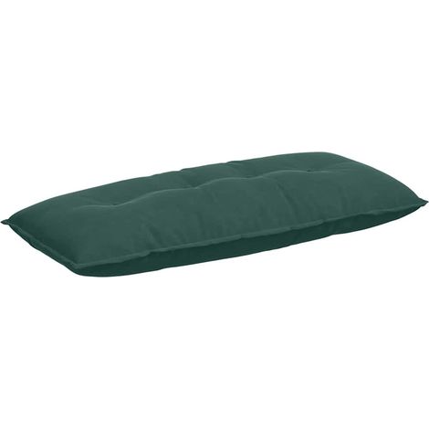 Back Pillow Dark Green 120 x 50 cm Corduroy Fabric vidaXL