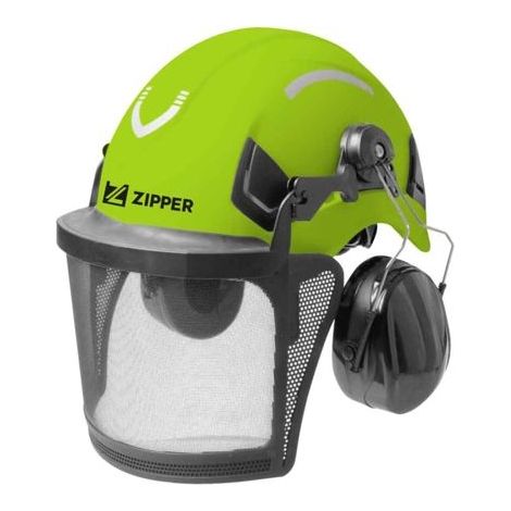 Professioneller Forsthelm mit Visier und Ohrenschutzern Zipper zi-fhprofi