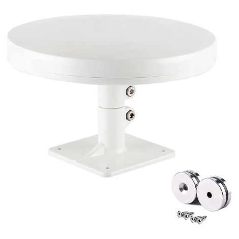 Antenne TV TNT HD 4K - HD4K - Omnia 65dB - Omnidirectionnelle - 4 Socles Magnétiques - Camping Car
