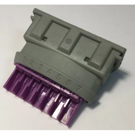 Amp 185884-5 Connecteur automobile 7 voies pour JPT - femelle - gris/violet
