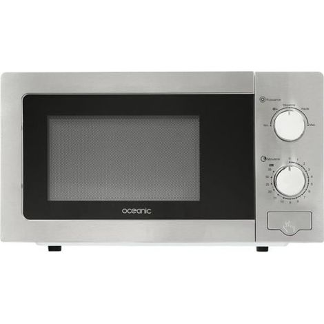 Micro-ondes monfonction OCEANIC MO20S Silver L45x H24 x P32,1 cm 20L (1/5)