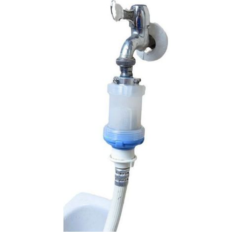 Préfiltre pour tuyau d'eau, accessoires pour purificateur d'eau, robinet d'arrêt d'eau automatique pour machine à laver (1/5)