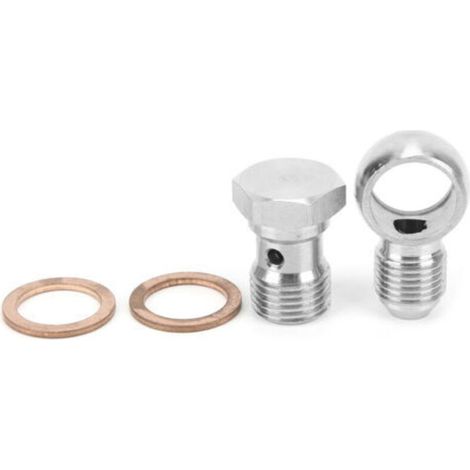 Turbo Banjo Bolt Kit Droit 16mm vers 6AN 31502101026 pour Garrett TB03 T3 Turbo