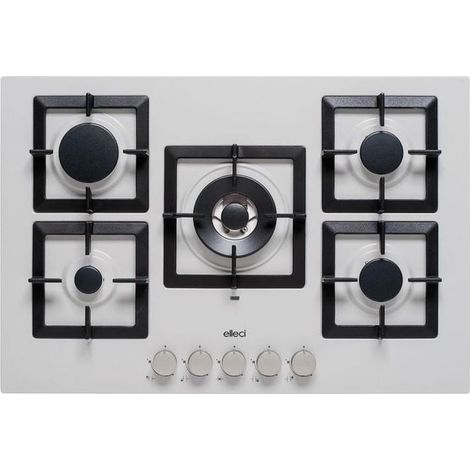 Elleci Plano 75 M79 Aluminium Encastrable 75 cm Gaz 5 Brûleurs (1/2)