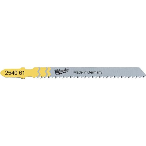 Paquete de 5 MILWAUKEE plantilla de hojas de sierra de madera / PVC de 105 mm 4 mm de dientes 4932346071 (1/2)