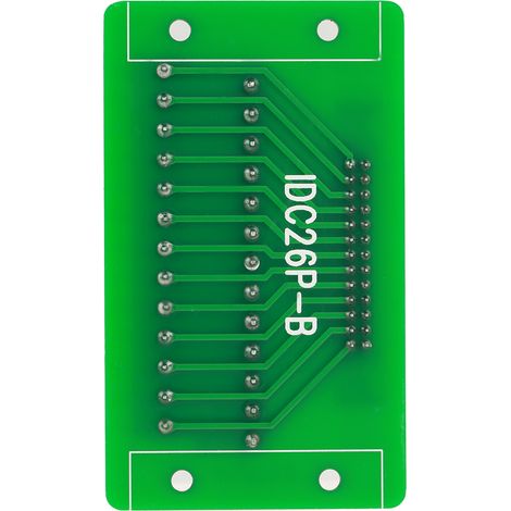 Module d'Interface à Montage Rail DIN 26 Broches 5mm, Connecteur Mâle et Carte de Répartition (1/5)