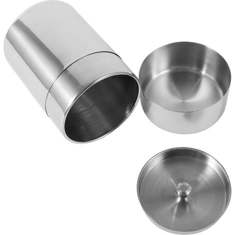 Boîtes à thé en acier inoxydable, boîtes de cuisine pour le rangement du thé, du café et du sucre (1/5)