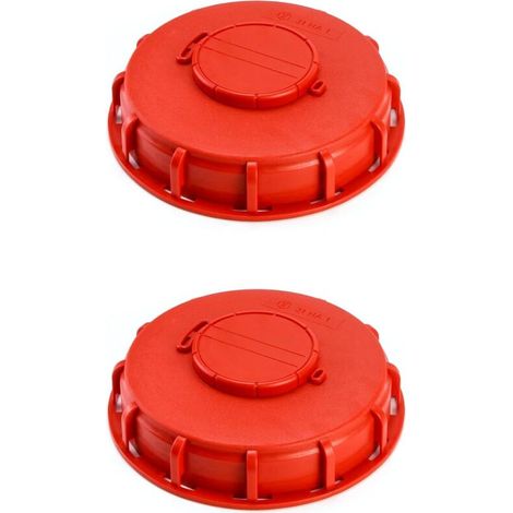 16 cm Kunststoffdeckel für 1000L Wassertank mit Belüftungslöchern (A, 2 Stück)