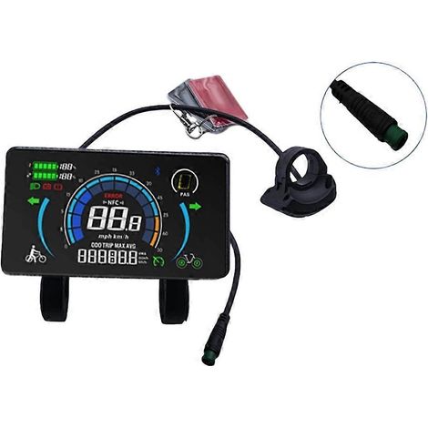M808X Fahrradcomputer mit LCD-Bildschirm, E-Bike-Display, UART-Protokoll, mit NFC, LCD-Display-Computer für E-Bikes (1/5)