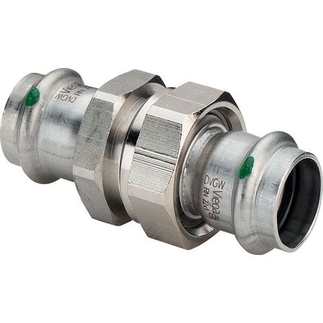 Raccord à vis avec SC Sanpress Inox 2360 en acier inoxydable de 15 mm