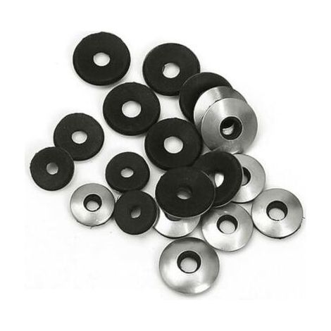 Rondelles d'étanchéité avec Joint Néoprène EPDM Pour Vis Auto-Perceuses (M4.8 14mm (50 pcs) (1/4)