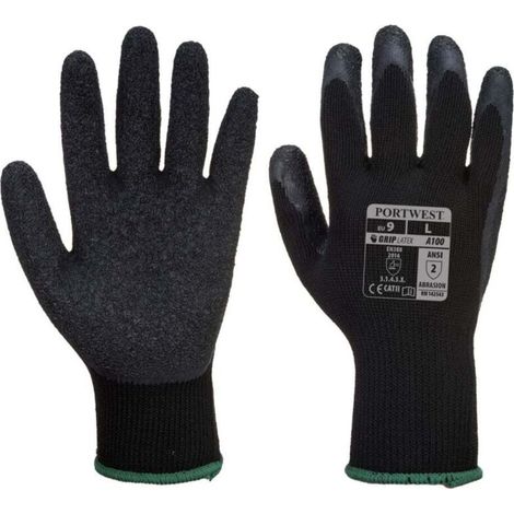 Gant Enduit Latex Couleur : Noir Taille Xl - Portwest (1/3)