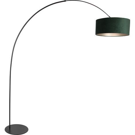 Anne Lighting - lámpara de pie - Curve - verde negro - metal - (1/3)