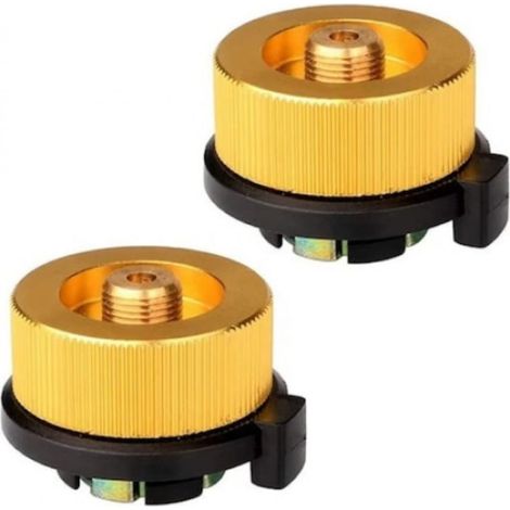 Convertisseur de réchaud rond extérieur, adaptateur pour réservoir de gaz long, adaptateur pour réchaud à réservoir de gaz à fermeture automatique