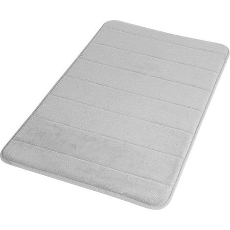 AQUASANIT Memory tappeto foam 40x60 grigio chiaro codice prod: TAME4060GC