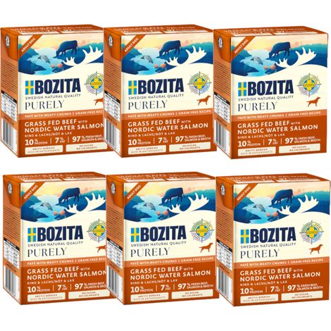 BOZITA Rindfleisch-Lachs-Patty 6 x 370 g (1/2)