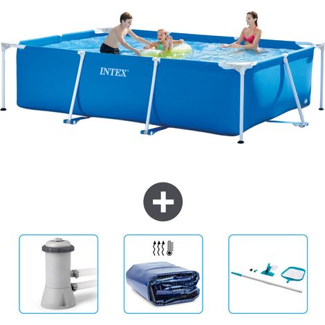 Intex Piscina con struttura Rettangolare - 300x200x75 cm - 6-pezzi SCB78 (1/4)