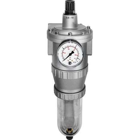 Riegler Filterregler »Standard«, mit Polycarbonatbehälter, BG 4, G 3/4, pilotgest. (1/4)