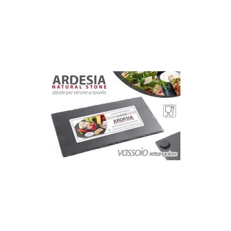x6 Vassoio piatto in ardesia cm 60 x 30 casa pub o ristoranti