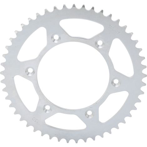 Pignon arrière 49T, pignon et engrenage en acier résistant à l'usure et à l'huile, pièces de rechange pour moto. (1/5)