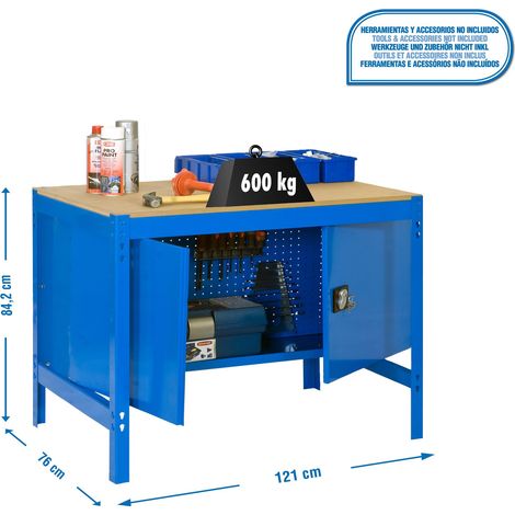 Simonrack SIMONWORK BT0 Schrank blau Holz Büromöbel