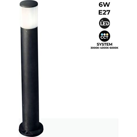 Potelet LED FUMAGALLI "Amelia 800" - 8,5W - CCT - Noir