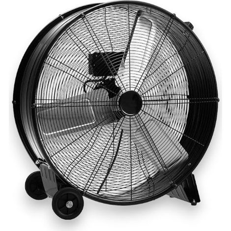 Ventilatore industriale da terra diametro 60 cm alta velocità con ruote di spostamento 220V-50Hz (1/4)
