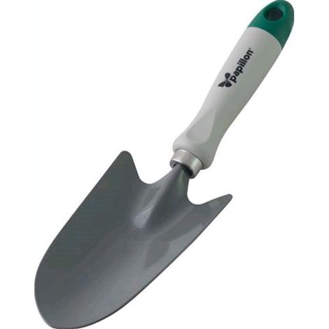 TRAPIANTATORE LARGO in ACCIAIO VERNCIATO con MANICO in PVC PAPILLON