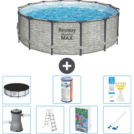 Bestway Steel Pro MAX Rund - 427x122 cm - 8-teilig S549