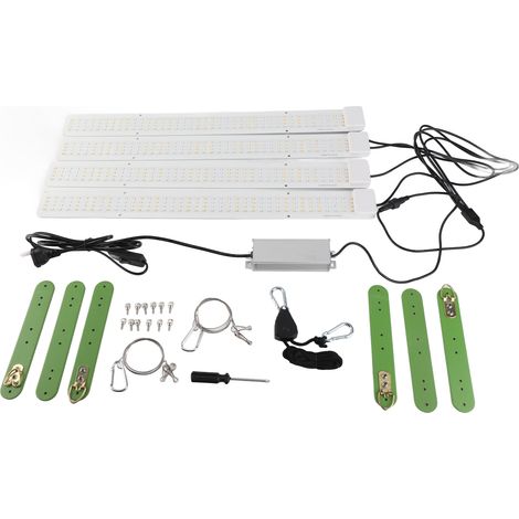 Lampe de culture de plantes, 160W, 624LED, éclairage à spectre complet, pour serres, plantation intérieure