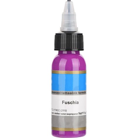 Peinture corporelle semi-permanente 30ml, encre à sourcils et maquillage permanent teinte Fuchsia (1/5)
