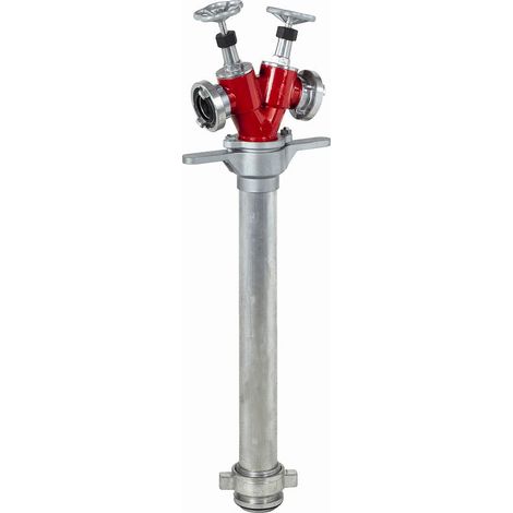 STANDROHR 7062, DN 8, aus Leichtmetall, 2 X C KOPF, drehbar (1/2)