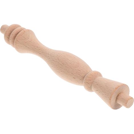 Balustre en Bois pour Escalier Intérieur, Fuseau Artisanal Brut, Installation Facile, Style Européen, Décoration de Rampe, Usage Jardin (1/5)