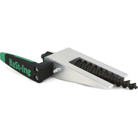 Manche de rechange 60 cm pour hache à fendre Biber – Coin conique de poussée MiniFix – Pour bois dur et teck – Construction robuste – Bast-Ing (1/5)
