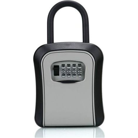 Caja para llaves, caja con cerradura de combinación, para guardar las llaves de casa, cerradura de puerta de combinación (1/3)