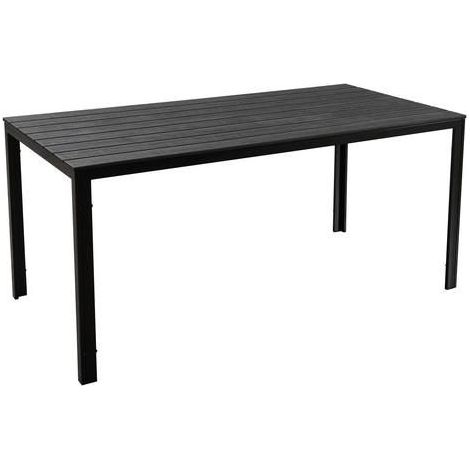 Amicasa SAK-156 Roma Tavolo da Esterno Rettangolare 6 Posti 156x78 cm Struttura Ferro colore Antracite (1/2)