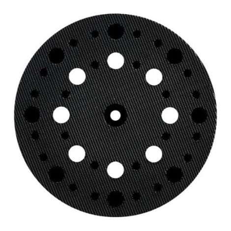 Metabo – Plateau abrasif 125mm – Multi-hole pour aspiration poussière – Dureté moyenne pour ponçage bois dur – Compatible SXE 425 TurboTec et SXE 3125