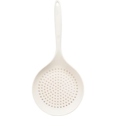 Cuillère à fentes en silicone Manche Long, Thermorésistant, Passoire (1/5)