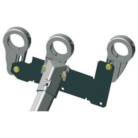 Support Satellite - CAHORS - 0914517 - 3 LNB - Compatible Astra 19,2° et 28,2° - Hotbird 13°