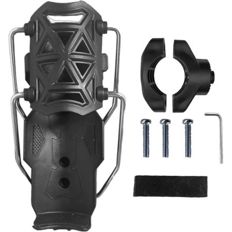 Portavasos para motocicleta - Portavasos para bicicleta - Lleva bebidas contigo - Tamaño ajustable - 126-315 pulgadas - Negro (1/5)