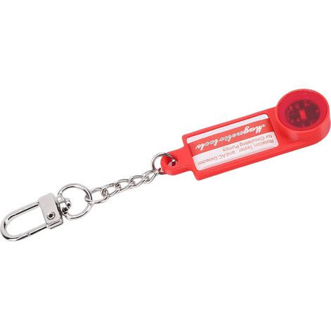 Testeur de bobine électrovanne détecteur rotation pompe indicateur champ magnétique pour bobines AC DC entretien HVAC tuyauterie PVC 30mAh CR927 boîtier (1/5)
