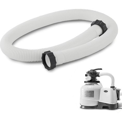 Tuyau de Piscine 38 mm, 150cm Tuyau de Rechange pour Piscine, Flexible pour Pompe de Piscine et Aspirateur, pour Pompe de Filtration pour Intex (1/5)