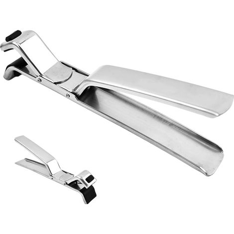 Anti Brûlure Clip Porte Bol - Pince en Acier Inoxydable Résistant à la Chaleur Ustensile de Cuisine Attrape-Casserole (1/5)