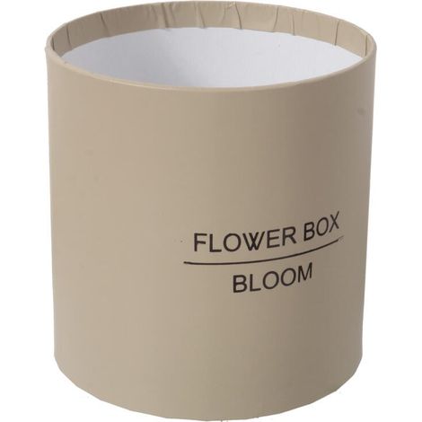 Scatola per fiori, scatola regalo, decorazione, marrone, media (1/2)