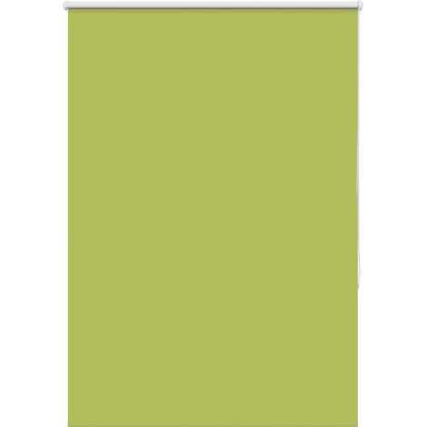 Verdunkelungsrollo Grün 100x130 cm Stoffbreite 95,7cm Polyester