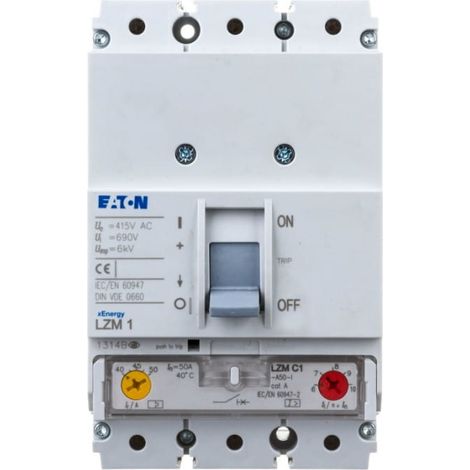Leistungsschalter Eaton lzmc1-a50-i 36kA 50A 3-polig