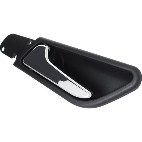 Poignées de porte intérieures avant/arrière gauche pour Mercedes-Benz Classe A W169 (2008-2012), noires et chromées. (1/2)