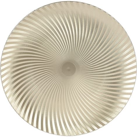 Plakette aus Polypropylen mit Golddruck ø 33 x 1,5 cm